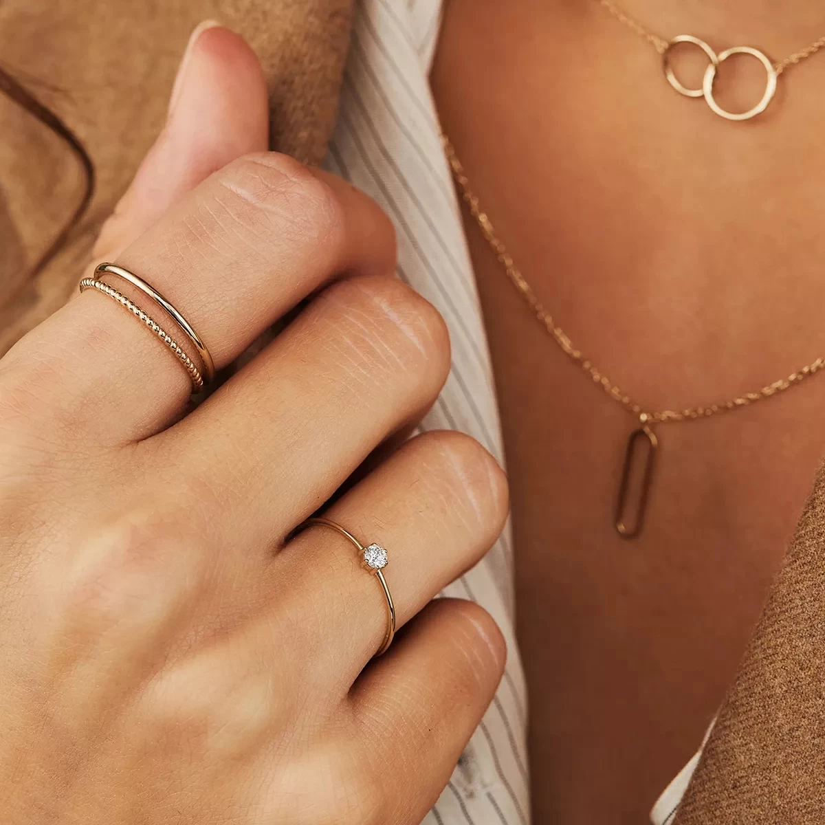 Isabel Bernard Le Marais Cambon 14 Karat Ring Twist Gold Ring - Image 3