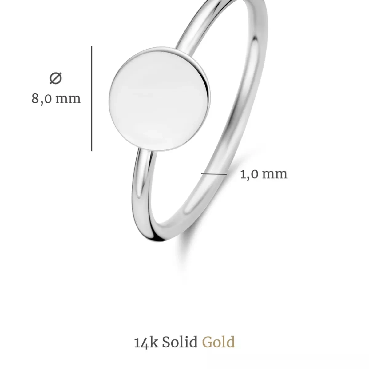 Isabel Bernard Saint Germain Adile 14 Karat Ring White Gold Ring - Image 3