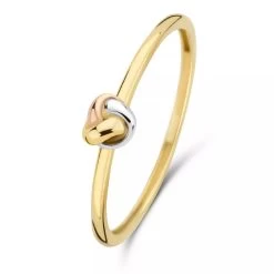 Isabel Bernard Tricolore Maeva 14 Karat Ring Gold Siegelring