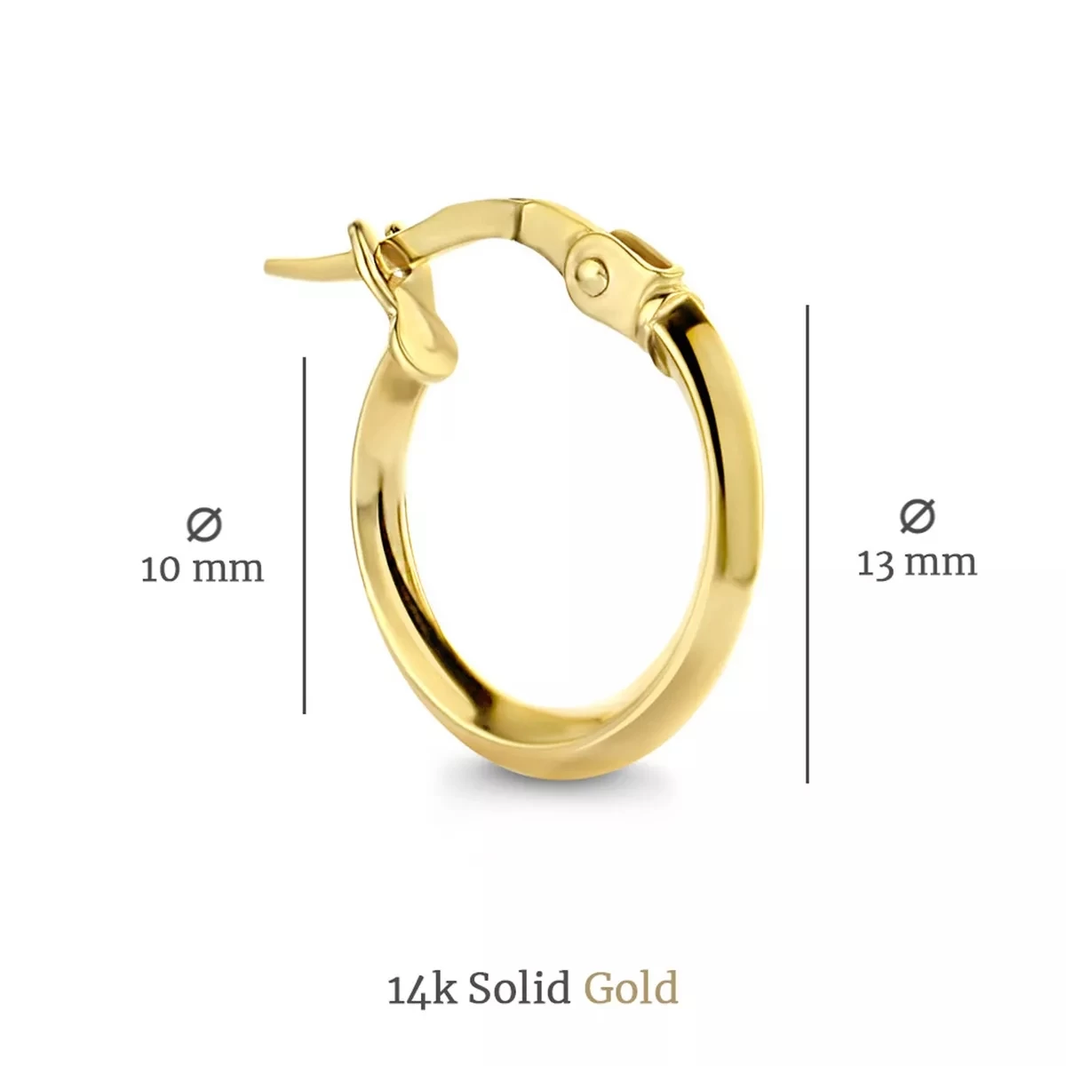 Isabel Bernard Le Marais Lina Barnabee 14 Karat Hoop Earrings Gold Creole - Image 3