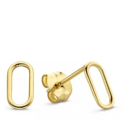Isabel Bernard Le Marais Jaimie 14 Karat Ear Studs Link Gold Ohrstecker