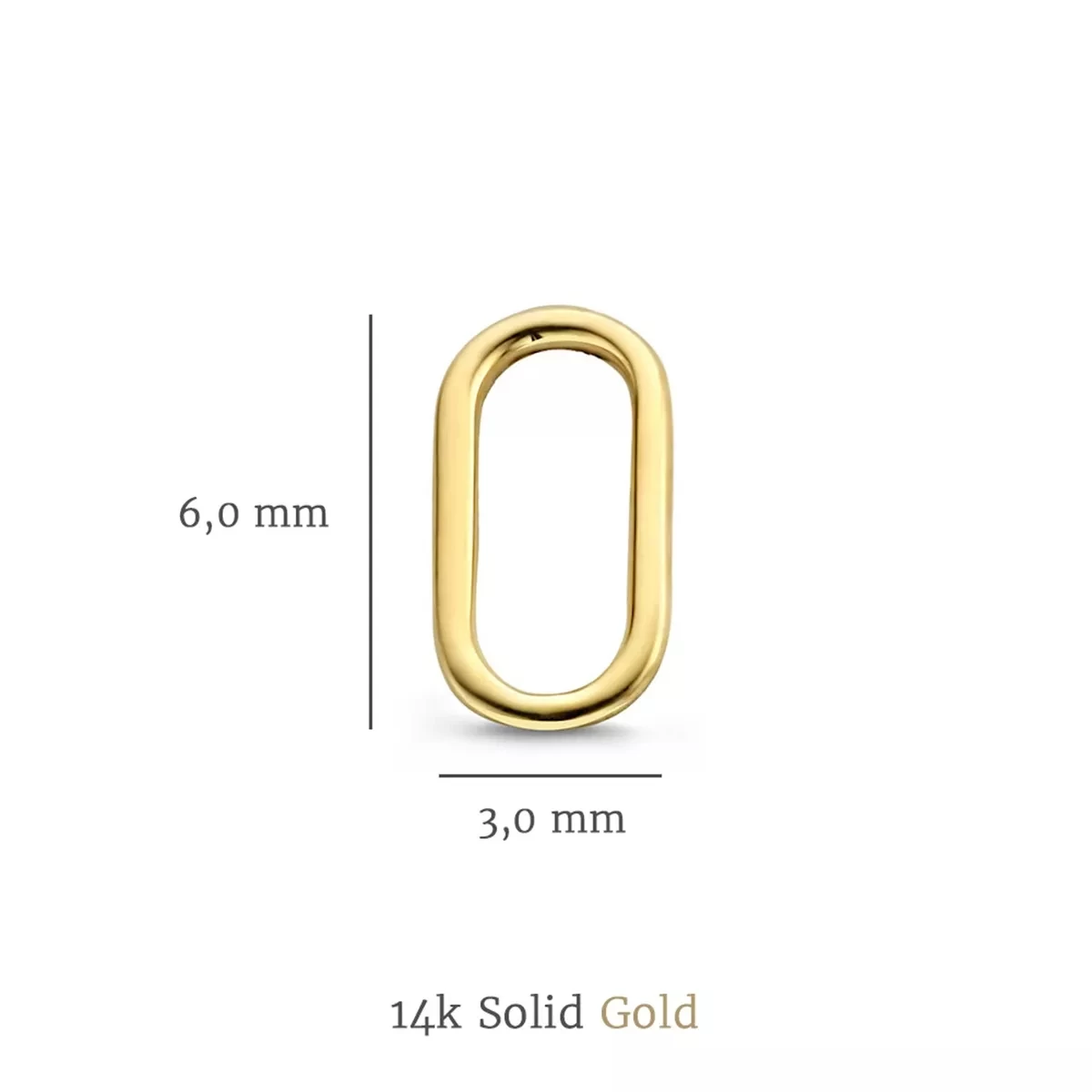 Isabel Bernard Le Marais Jaimie 14 Karat Ear Studs Link Gold Ohrstecker - Image 3