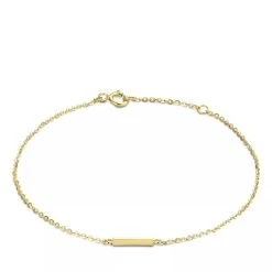 Isabel Bernard Le Marais Faustine 14 Karat Bracelet With Bar Gold Armband