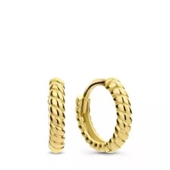 Isabel Bernard Le Marais Anne-Colette 14 Karat Hoop Earrings Twis Gold Creole