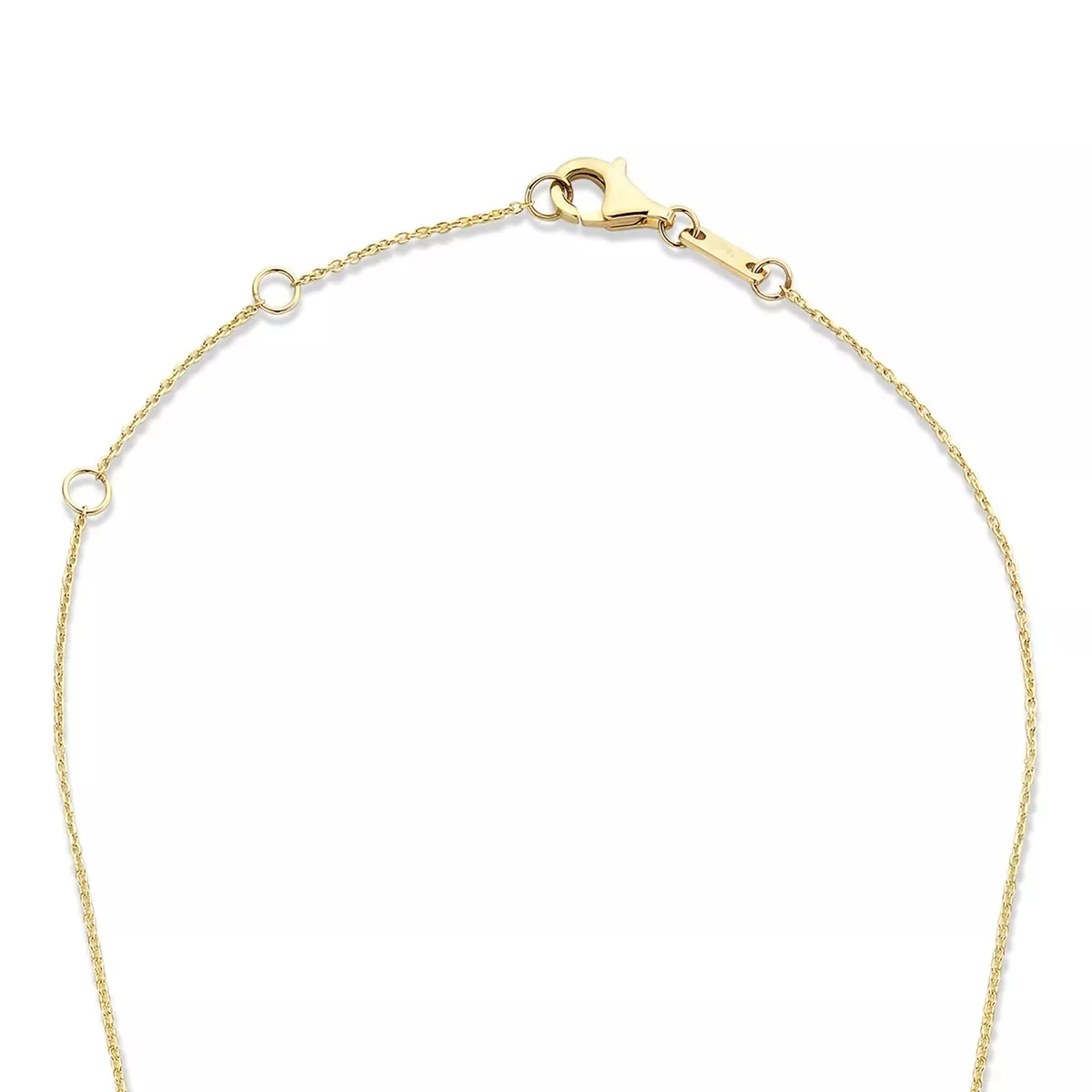 Isabel Bernard Le Marais Chloé 14 Karat Initial Necklace Letter W Gold Mittellange Halskette - Image 3