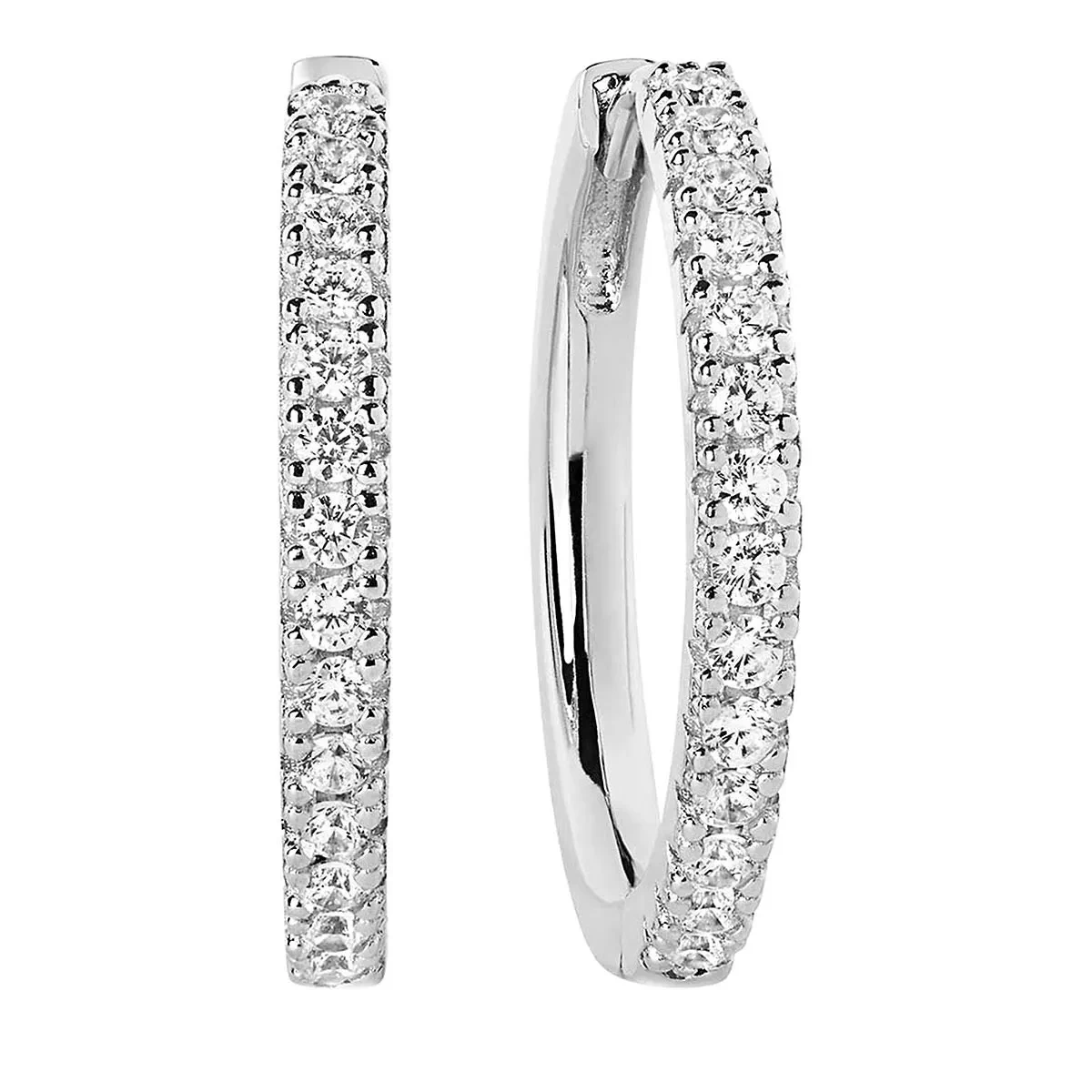 Ellera Grande Earrings Sterling Silver 925 Creole