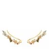 PDPAOLA Euphoria Gold Earring Yellow Gold Earcuffs