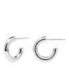 PDPAOLA Earrings Mini Cloud Silver Creole
