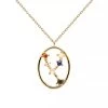 PDPAOLA Necklace TAURUS Yellow Gold Kurze Halskette