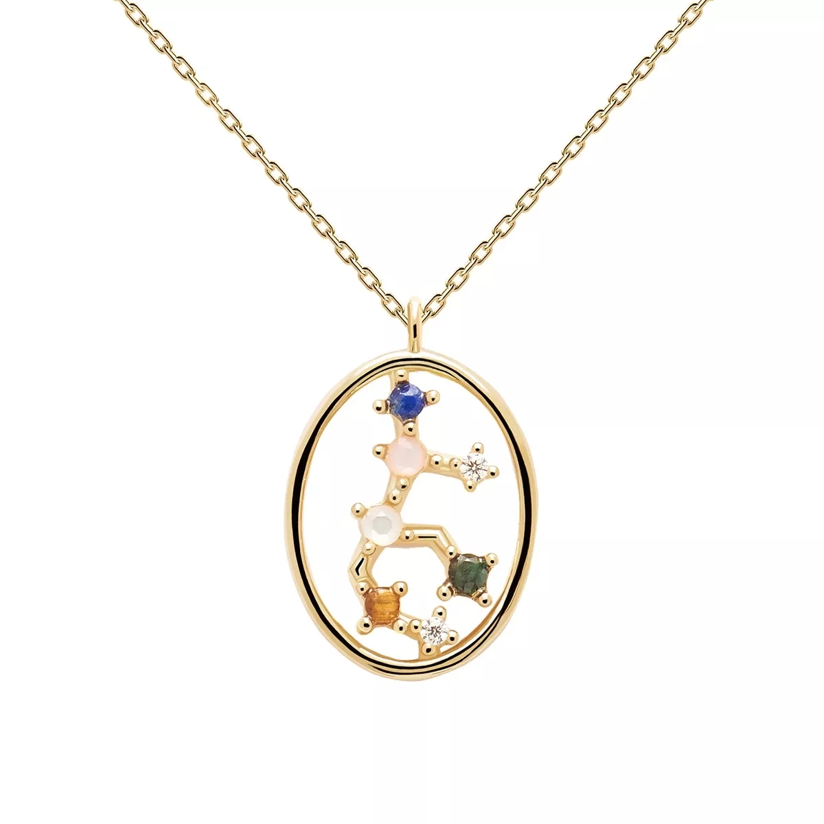 PDPAOLA Necklace VIRGO Yellow Gold Kurze Halskette