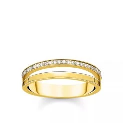 Thomas Sabo Ring White Stones Pearl White Mehrfachring